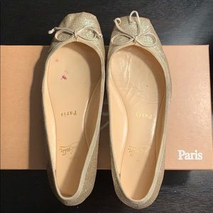 Christian Louboutin Rosella Flat Glitter